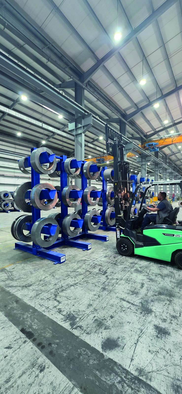 STEELFID production facility interior
